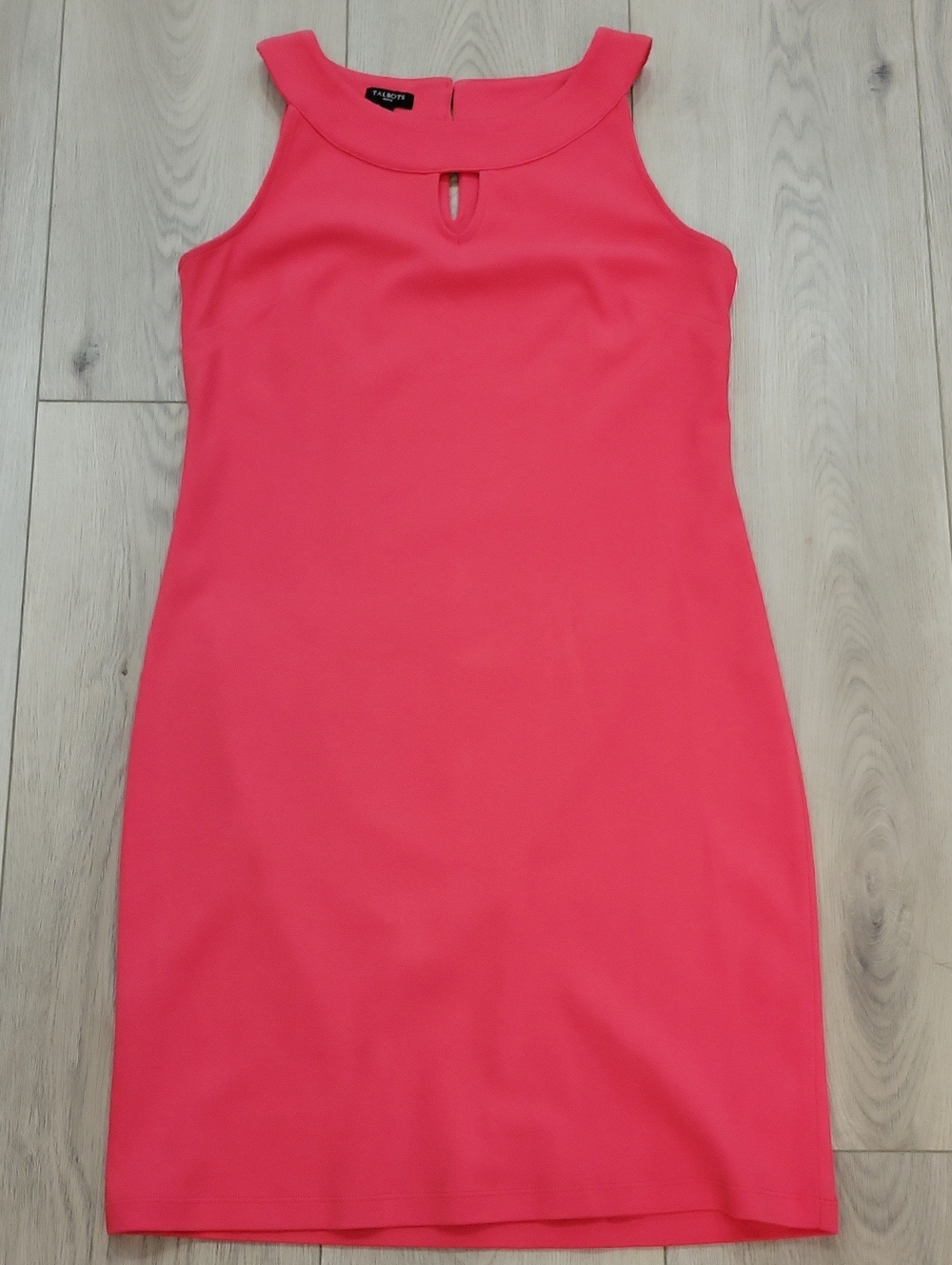 Talbots Pink Sleeveless Sheath Dress